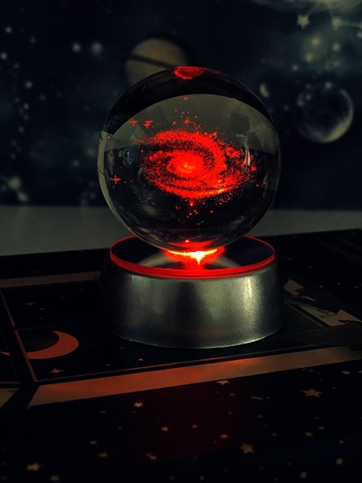 Milky Way Galaxy 3D LED Glass Globe 6 Different Models