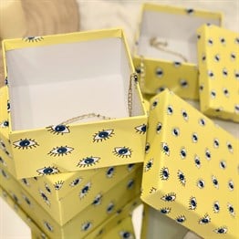 Yellow Evil Eye Gift Box - 3 Pcs Set