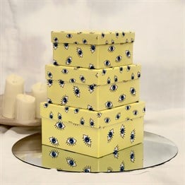 Yellow Evil Eye Gift Box - 3 Pcs Set