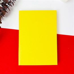 Sarı Renk Lastikli Defter	