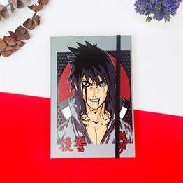 Sasuke Tasarımlı Lastikli Defter