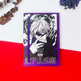 Satoru Gojo Tasarımlı Lastikli Defter