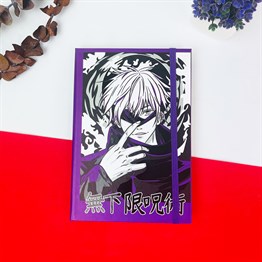 Satoru Gojo Tasarımlı Lastikli Defter