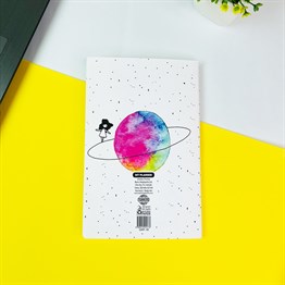 Satürnlü Kız Tasarımlı Terzi Dikişli Defter