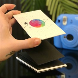 Saturn Rings Mini Photo Album w/Stickers