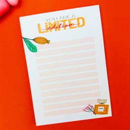 Sen Sınırlı Sayıdasın Tasarımlı To Do List Yapılacak Listesi