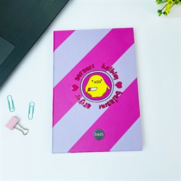 Serseri Kalbim Belasını Arıyor Tasarımlı Lastikli Defter