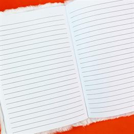 Sevimli Hayvan Tasarımlı Peluş Kapaklı Defter