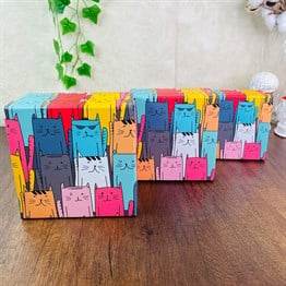 Cute Cat Gift Box - 3 Pcs Set