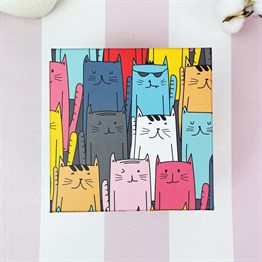 Sevimli Kedi Tasarımlı Mini Hediye Seti