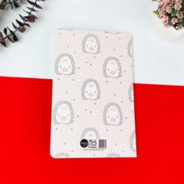 Sevimli Kirpi Tasarımlı Terzi Dikişli Defter