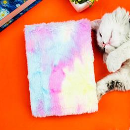 Sevimli Meyve Kabartmalı Peluş Defter