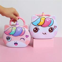 Sevimli Unicorn Kilitli Kumbara