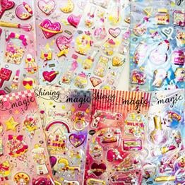 Shining Magic kabartmalı Sticker 10x