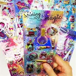 Shining Magic kabartmalı Sticker 10x