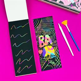 Sihirli Siyah Kazıma Defteri Scratch Painting x12