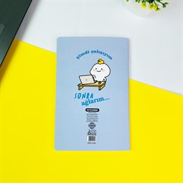Şimdi Çalış Sonra Ağlarsın Tasarımlı Terzi Dikişli Defter