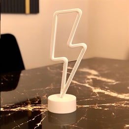 Şimşek Tasarımlı Neon Led Lamba