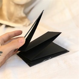 Black Marble Mini Photo Album w/Stickers