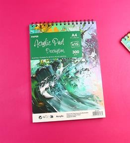 Sketchbook Resim Defteri Akrilik x6
