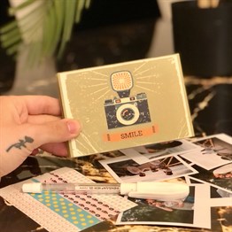 Smile Mini Photo Album w/Stickers