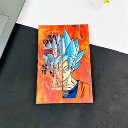 Son Goku Tasarımlı Lastikli Defter