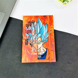 Son Goku Tasarımlı Lastikli Defter