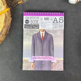 Son Of Man Tasarımlı  A5 Sketch Book - Eskiz Defteri