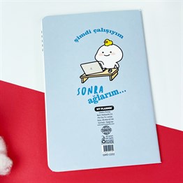 Sonra Ağlarım Tasarımlı Terzi Dikişli Defter