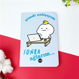 Sonra Ağlarım Tasarımlı Terzi Dikişli Defter