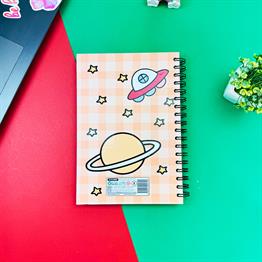 Space Bear Tasarımlı Spiralli Defter
