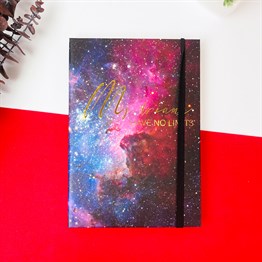 Space Dream Tasarımlı Lastikli Defter 