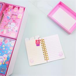 Spiralli Tavşan Tasarımlı Mini Defter X12