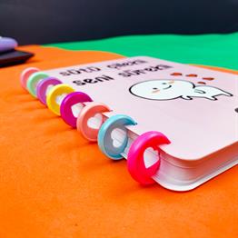 Motto Tasarımlı Spiralli Defter
