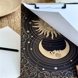 Tarot Moon Sun Clipboard