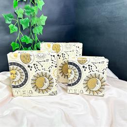 Tarot Ay Ve Güneş Tasarımlı 3lü Kutu