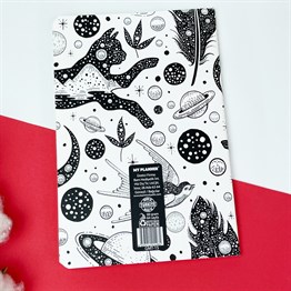 Tarot Kedi Tasarımlı Terzi Dikişli Defter
