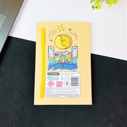The Moon Tasarımlı Lastikli Defter