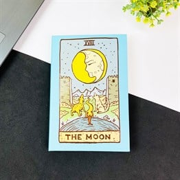 The Moon XVIII Tasarımlı Lastikli Defter