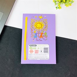 The Sun Tasarımlı Lastikli Defter