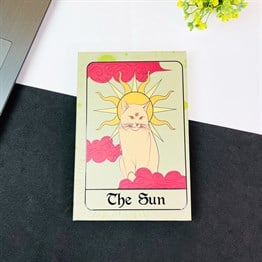 The Sun Kedi Tasarımlı Lastikli Defter