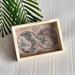 The Word Wooden Money Box