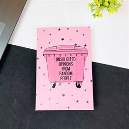 Thrash Tasarımlı Lastikli Defter