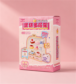 Tinyverse Dessert Rack - Kendin Yap (DIY) Minyatür Tatlı Reyonu (Model: DP-12) X12
