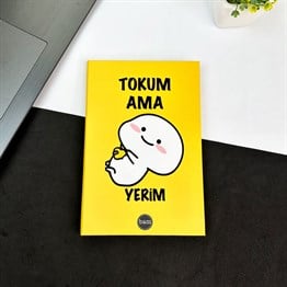 Tokum Ama Yerim Tasarımlı Lastikli Defter