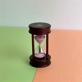 Toptan Ahşap Oval 5 Dakika Kum Saati