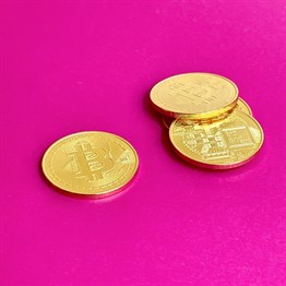 Toptan Altın Kaplama Hatıra Bitcoin Parası
