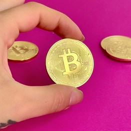 Toptan Altın Kaplama Hatıra Bitcoin Parası
