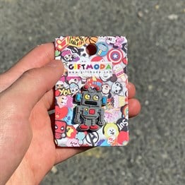Crocs Charms Gri Robot