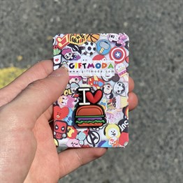 Crocs Charms I Love You Hamburger